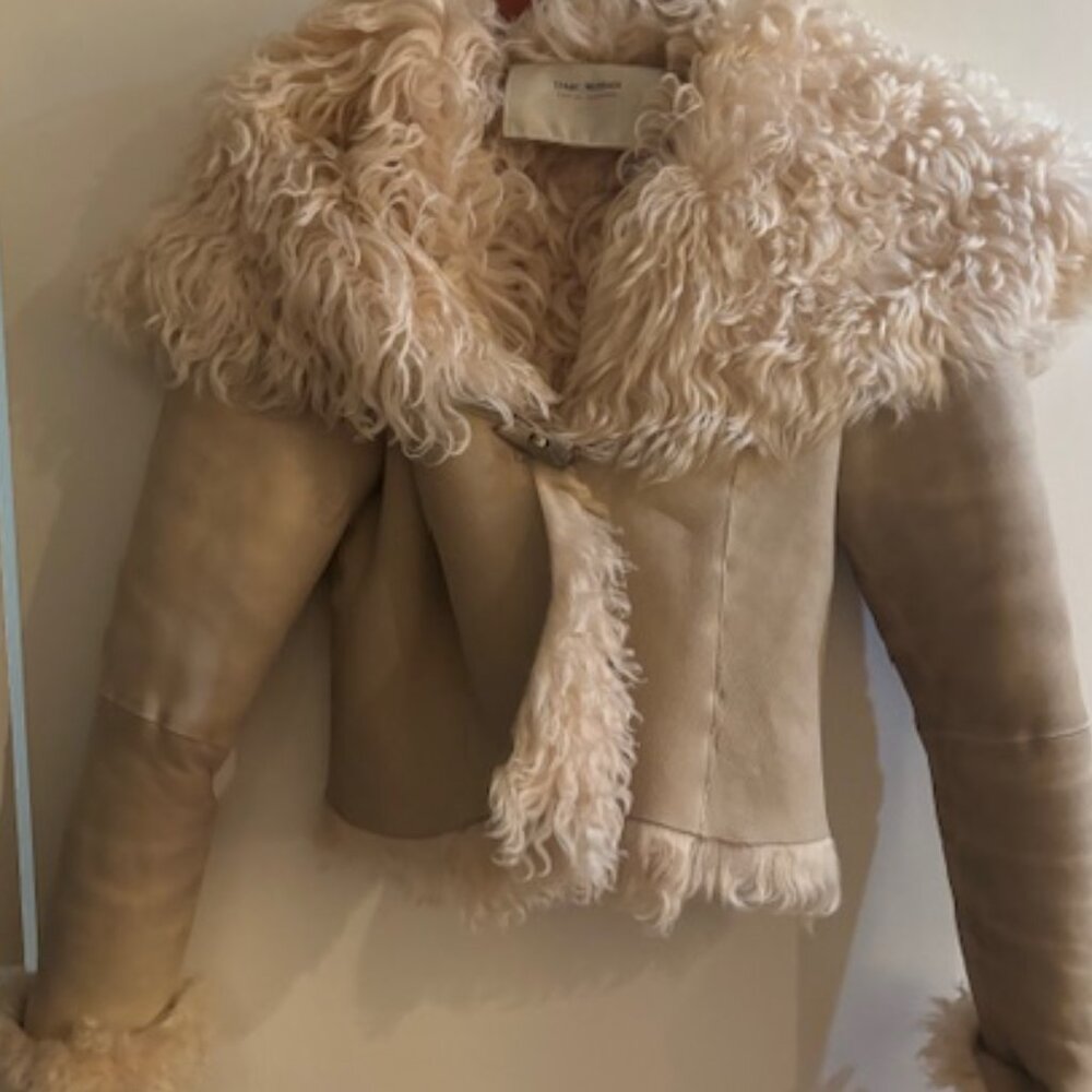 REAL Shearling Designer Jacket - Picture 2 of 4